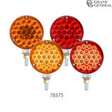 4 Inch Double Faced Pearl 24 LED Per Side Lights