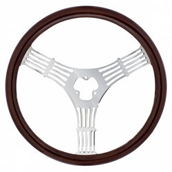 18 Inch Wood Steering Wheel - Banjo