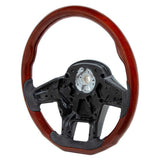 18" YourGrip Wood Steering Wheel For 2012-2021 Peterbilt 579 & 2013-2021 Kenworth T680