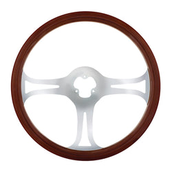 18" Chrome Blade Steering Wheel