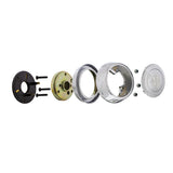 Kenworth 1997 To 2001 Chrome Steering Wheel Hub And Horn Button Kit