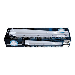 30 Inch Chrome Mud Flap Hanger 2 1/2 Inch Bolt Pattern