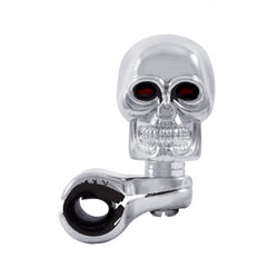 Chrome Skull Steering Wheel Spinner