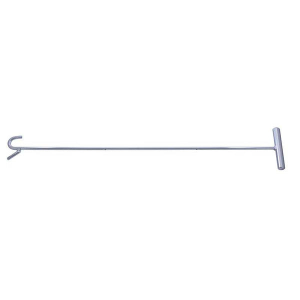Chrome 5th Wheel Pin Puller with Hook in 31 or 36 Inch Length