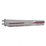 Stainless Mud Flap Hanger w/ Reflector - 2 1/2" Bolt Pattern