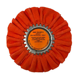 Orange Airway #4 Mill Treat Primary Cut 8″ Buffing Wheel