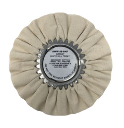 White Mill Treat Secondary Cut Airway Buffing Wheel