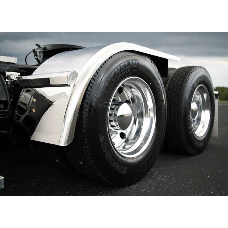 Stainless Steel Low Rider Half Tandem Fender HB – Green Truck & Trailer ...