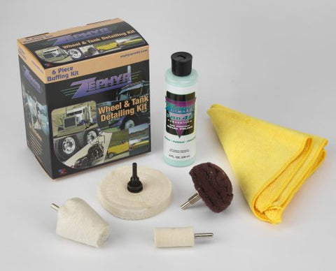 Zephyr 6 Piece Wheel And Tank Detailing Kit