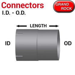 I.D to O.D Diameter Pipe Connectors 5 inch