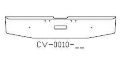 2004-2007 CLASSIC XL FREIGHTLINER 20" TEXAS SQUARE BUMPER