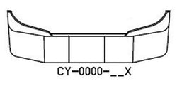 FREIGHTLINER 2008-2011 FREIGHTLINER CASCADIA 18" SET BACK AXLE BUMPER