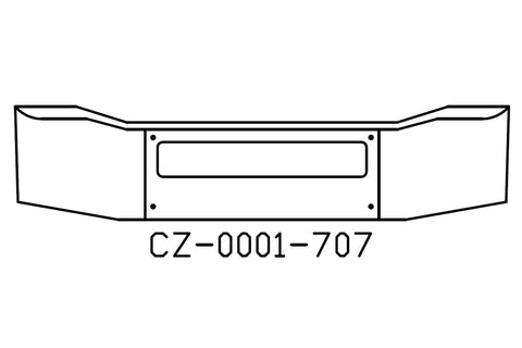 FREIGHTLINER 2002-2009 CORONADO 19" GULL WING BUMPER