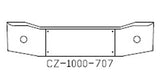 FREIGHTLINER 2002-2009 CORONADO 17" GULLWING 7 GA STEEL CHROME BOLT HOLES, ROUND LIGHT HOLES