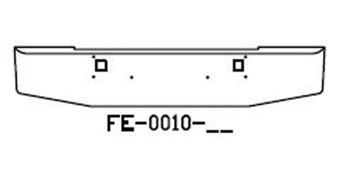 KENWORTH W900B,W900L 18" ROLLED END