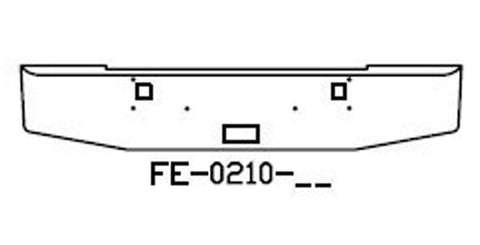 KENWORTH W900B,W900L 18" ROLLED END SQUARE