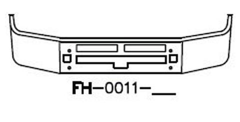 1987 AND LATER T600 KENWORTH 20" SET BACK AXLE BUMPER