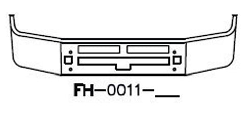 1987 AND LATER T600 KENWORTH 18" SET BACK AXLE BUMPER