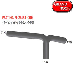 Freightliner Columbia/Coronado Model Exhaust 5" 2-Bend OD/OD/OD Y-Pipe