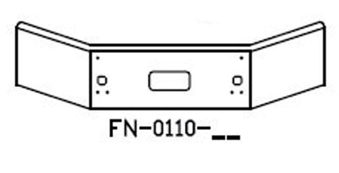 KENWORTH 2004 AND LATER T-800B 14" CONVENTIONAL 7" BREAK BACK SQUARE