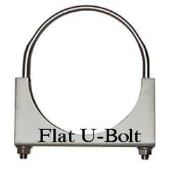 5 Inch Flat Bolt Clamp - Stainless Steel