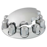 Chrome Plastic Rear Axle Cover Set with Locking Tabs