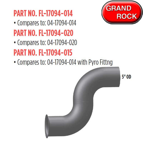 Freightliner Replacement Pipe 04-17094-014 & -015