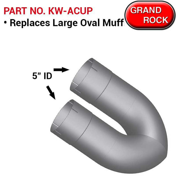 Kenworth Large Oval Muffler Replacement