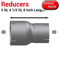Pipe Reducer 5 In I.D. Reduced to 4 1/2 In I.D.