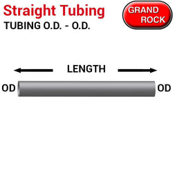 120" Length Straight Aluminized Tubing Different O.D 5"