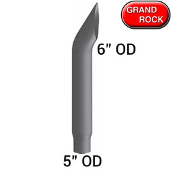 Chrome Aussie Stack 6 Inch O.D Reduced to 5 Inch OD