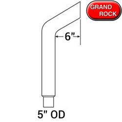 Bull Horn 6 In Reduced to 5 In I.D Stack - 60 Inches