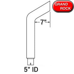 Bull Horn 7 In Reduced to 5 In I.D Stack - 108 Inches