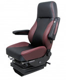 Knoedler Harrier Wide Synthetic Leader Seat - High Back Adjustable Arms - Two tone