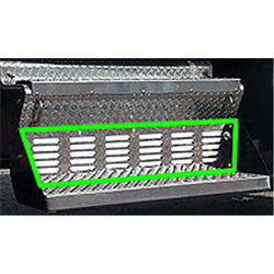 Kenworth Louvered Battery and Tool Box Cover Trim 45 Inch