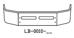 VNL610, VNL660, VNL770 VOLVO 18" SET BACK AXLE BUMPER