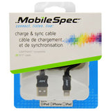 9 Ft 11 Inches Lightning® to USB Charge & Sync Cable, Black