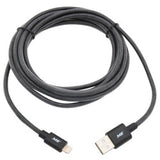 9 Ft Lightning® to USB Charge & Sync Fishnet Cable, Black