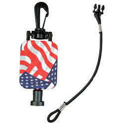 GearKeeper® Retractable Stars & Stripes CB MicKeeper®