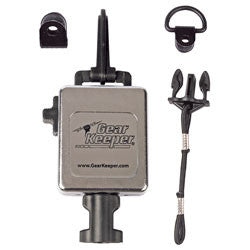 GearKeeper® HD Retractable CB MicKeeper® with HD Snap Clip, Chrome Finish
