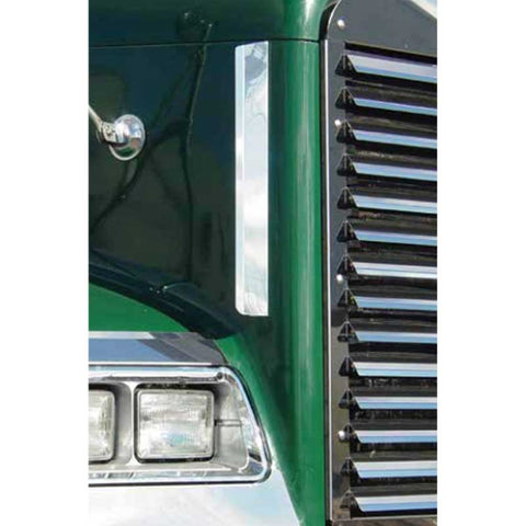 Freightliner FLD 17" Tall Hood Deflectors