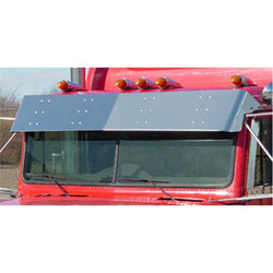 Freightliner Classic Flat Top Visors with Cab Mounted Mirrors