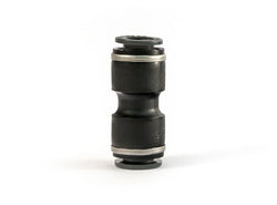 1/8" Black Straight Air Union