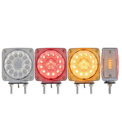 Super Diode Double Face Double Post Square Clear LED