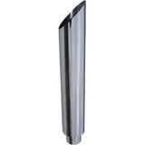 Angle Cut 7 In Reduce to 5 In I.D Bottom Chrome Stack 108 Inches