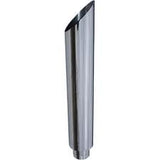 Angle Cut 6 In Reduce to 5 In I.D Bottom Chrome Stack 96 Inches