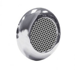 4" Chrome Plastic Mesh Twist-On Bezel