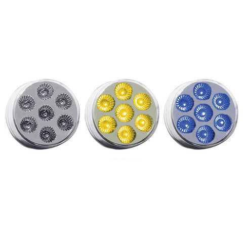2" Dual Revolution Amber/Blue LED (7 Diodes)