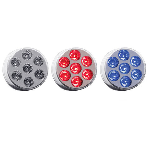 2" Dual Revolution Red/Blue LED (7 Diodes)