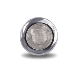 Mini Button Clear Amber LED - 2 Wire